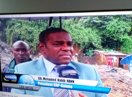 Tragédie survenue à Darsalam: Le président du CNP-Guinée, El Hadj Mohamed Habib Hann rencontre  les familles  et proches des victimes