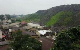 Conakry: une dizaine de personnes sont mortes dans l’éboulement d’une décharge d’ordure