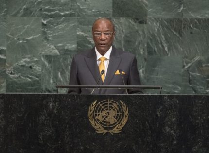 Alpha Condé à l’ONU: “l’Afrique est décidée à prendre son destin en main”