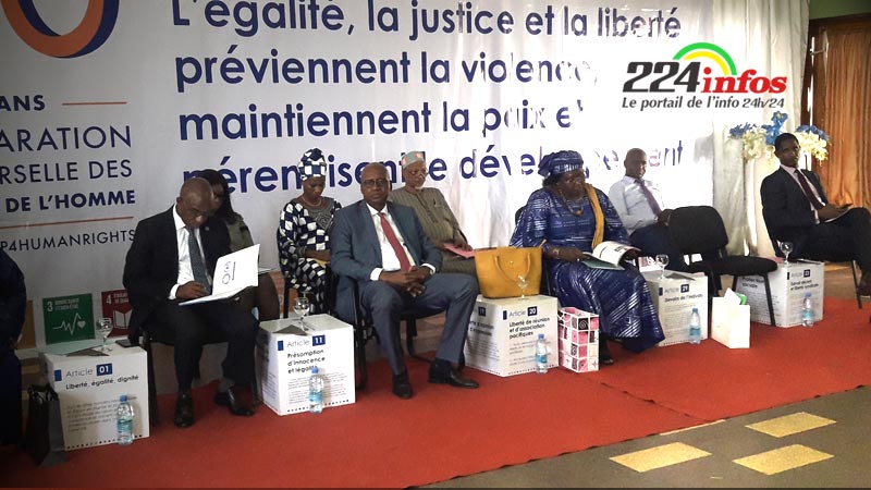 Conakry : Le  70ème anniversaire de la Déclaration universelle des droits de l’Homme Célébré