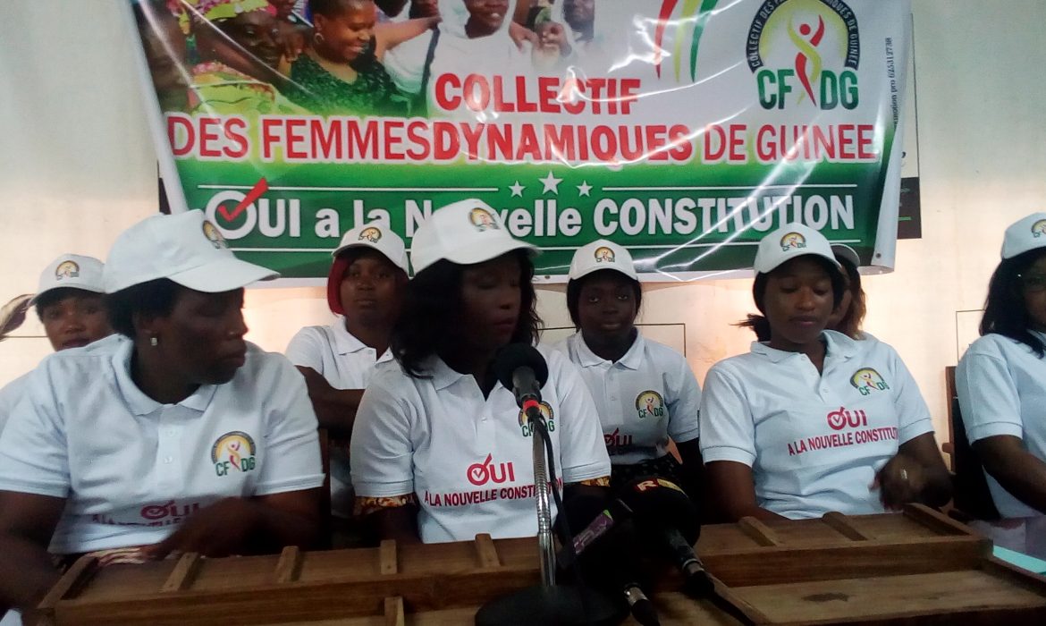 Nouvelle constitution : Le collectif des femmes Dynamiques de Guinée s’engage