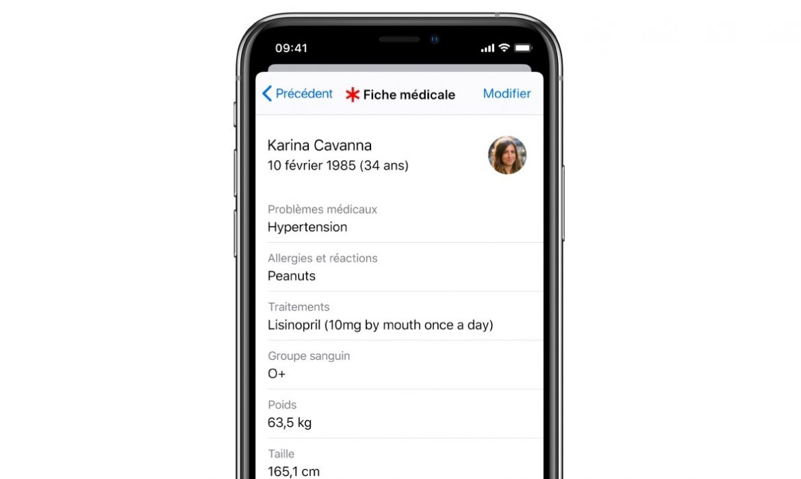 iOS 13.5 partagera automatiquement votre fiche médicale aux services d’urgence