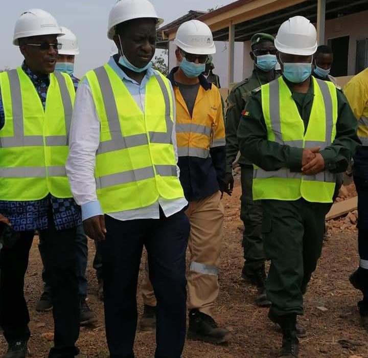 Exploitation industrielle de l’or : une délégation interministérielle conduite par Saadou Nimaga sur le site de la Societe des Mines de Mandiana (SMM) à Loila
