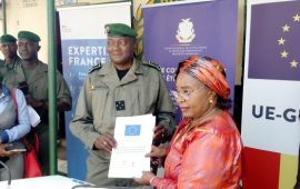 Guinée: L’Expertise France offre des équipements à la Brigade Spéciale de Protection des Personnes Vulnérables