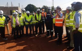 Guinée: Le Ministre Abé Sylla sur certains sites d’EDG