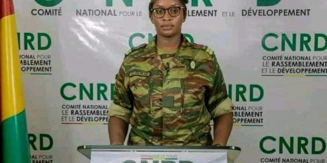 Guinée/Décret: le lieutenant-colonel Aminata Diallo nommé directrice générale de la Caisse nationale de prévoyance sociale
