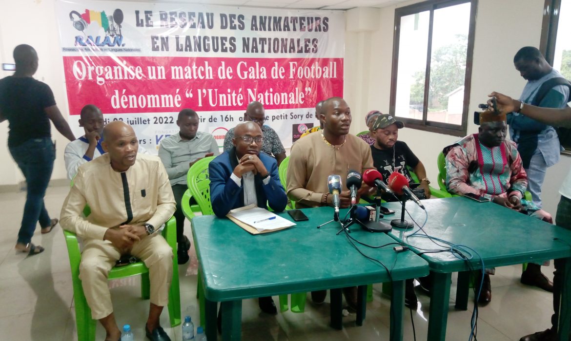 « Stade Petit Sory de Nongo »  : ‹‹RALAN››  face à la presse pour parler du Gala denommé « l’Unité Nationale »