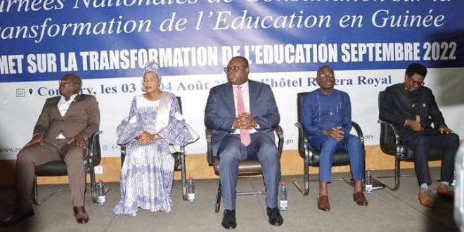 Guinée: Ouverture des travaux des Journées Nationales de Consultation sur la transformation de l’Éducation