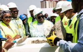 Guinée : Pose de la première pierre des travaux de construction du parc des citoyens de Conakry
