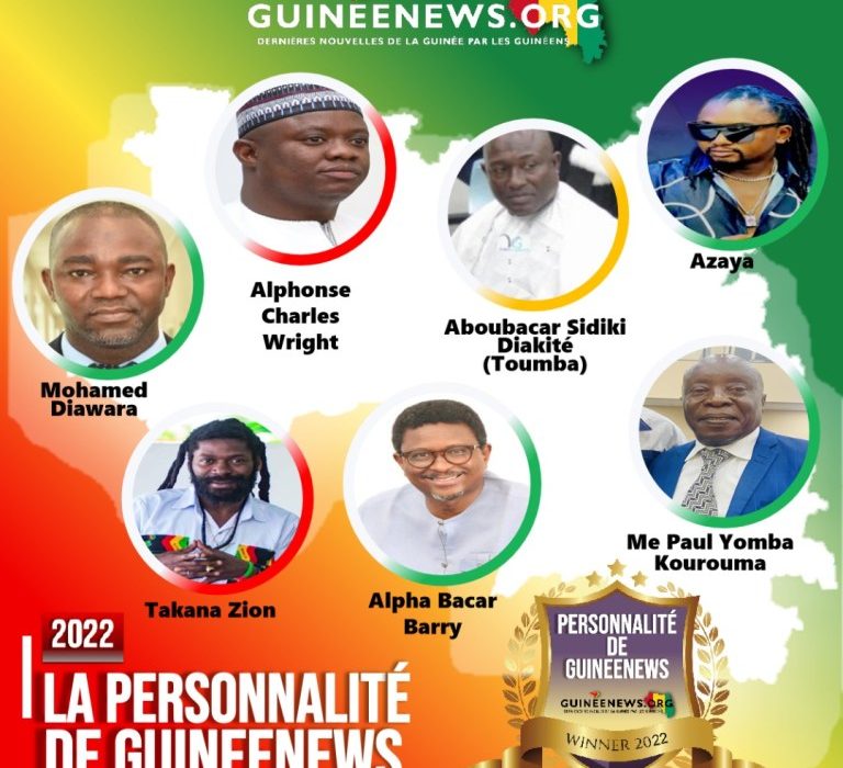 Votez pour désigner la personnalité Guinéenews 2022