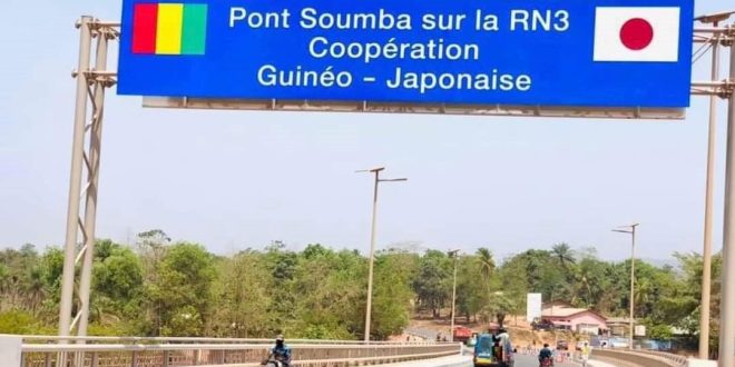 Guinée/Infrastructure: les autorités annoncent l’inauguration du Pont Soumba à Dubréka ce mercredi