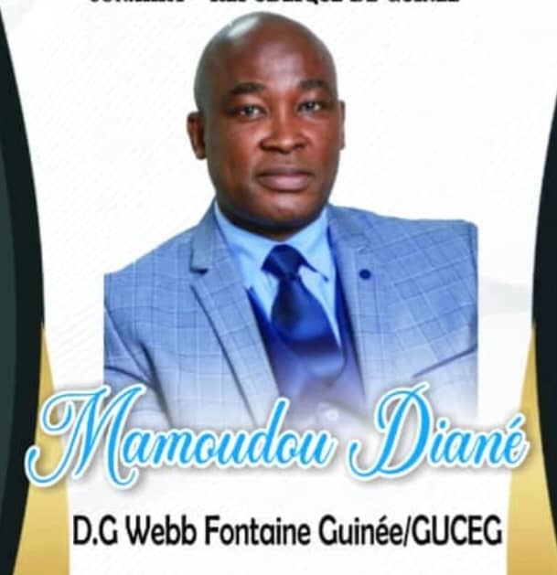 Guinée: Monsieur Mamoudou DIANÉ, Directeur Général de Web Fontaine GUCEG, un cadre chevronné rompu à la tâche!