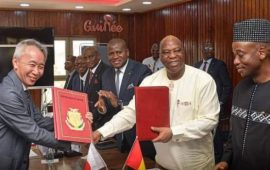 Guinée/Coopération : Signature d’un accord avec le Japon pour la construction du pont unique de Faranah