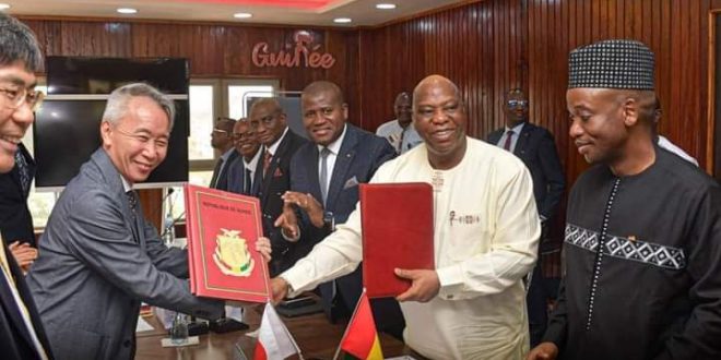 Guinée/Coopération : Signature d’un accord avec le Japon pour la construction du pont unique de Faranah