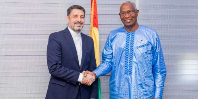Diplomatie: le Premier ministre a reçu le nouvel Ambassadeur de la République d’Iran en Guinée