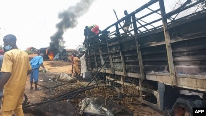 Explosion d’un camion-citerne au Nigeria : plus de 140 morts