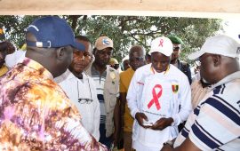 Matoto: le ministre de la santé promet la reconstruction du centre de santé de Matoto marché