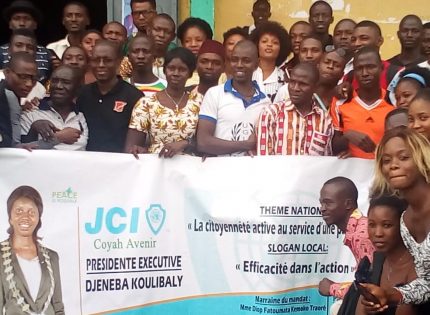 Coyah: une centaine de jeunes bénéficient d’une formation organisée par la  JCICA