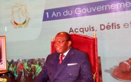 Conakry : Le premier  Ministre Kassory  Fofana sur les acquis de son Gouvernement