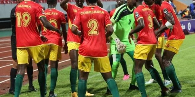 CHAN 2020: La Guinée écrase la Nambie sur le score de 3 buts à 0