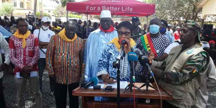 Boké:Le Musée régional  a été officiellement remis à la population par la ministre  Mme Diané Sona Konaté