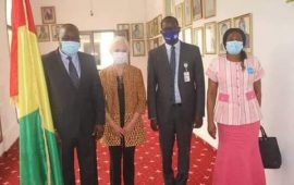 Guinée : La Directrice régionale pour l’Afrique de l’Ouest et du Centre de l’UNICEF est à Conakry