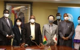 Guinée : Le Japon accorde une aide de 1 000 454 USD pour doter 102 centres de santé et à former 122 cadres du gouvernement