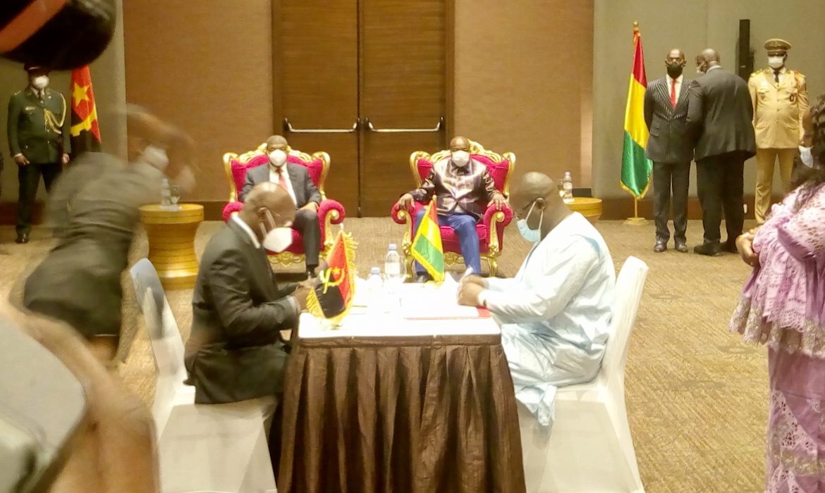 Visite de travail du président Angolais en Guinée: Voici le Communiqué Conjoint