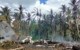 Un avion militaire s’écrase aux Philippines: 45 morts