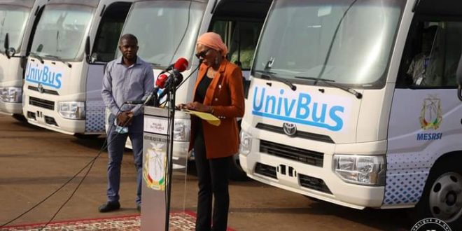 MGuinée/MESRSI: Une flotte de 25 bus pour les universités publiques