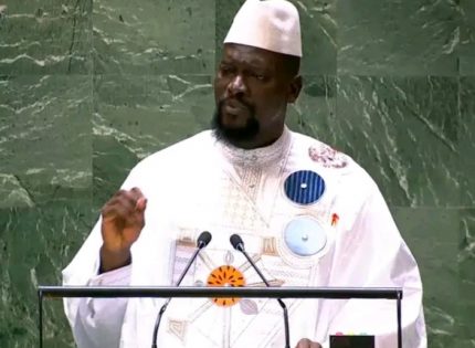 Assemblée générale de l’ONU : Discours  du président de la transition, Colonel Mamadi Doumbouya