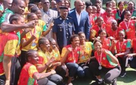 Sport : les handballeuses guinéennes, finalistes de la 19ème édition de la CAN cadette reçues par le ministère des sports, Lansana Bea Diallo