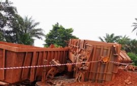 Kamsar: Un train de la CBG perd 30 wagons dans un accident à  Madina Toubataye