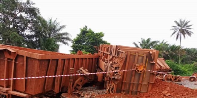 Kamsar: Un train de la CBG perd 30 wagons dans un accident à  Madina Toubataye