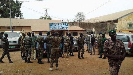 Tentative d’évasion à la maison centrale de Conakry: le bilan provisoire s’élève à neuf (9) morts (Parquet général)