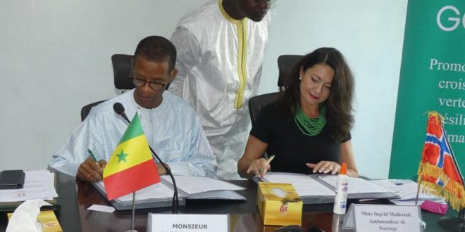 Changement climatique: Le Sénégal et la Norvège signent un accord sur le climat