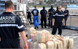 Golfe de Guinée : 5 tonnes de cocaïne saisies par la Marine française