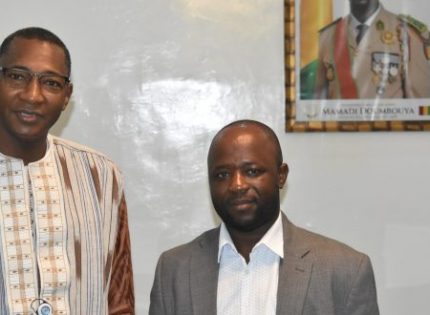 Guinée: Représentant résident adjoint du PNUD rend une visite de courtoisie au Ministre du Travail et de la Fonction publique