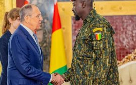 Diplomatie : Sergueï LAVROV, Ministre des Affaires Étrangères de la Fédération de Russie en visite officielle à Conakry