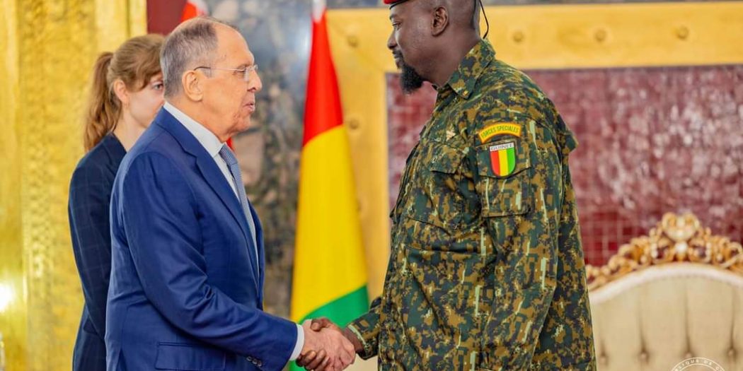 Diplomatie : Sergueï LAVROV, Ministre des Affaires Étrangères de la Fédération de Russie en visite officielle à Conakry