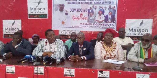 Guinée : La COPAMOC MD sollicite le général Mamadi Doumbouya pour qu’il accepte de se porter candidat à la prochaine élection présidentielle