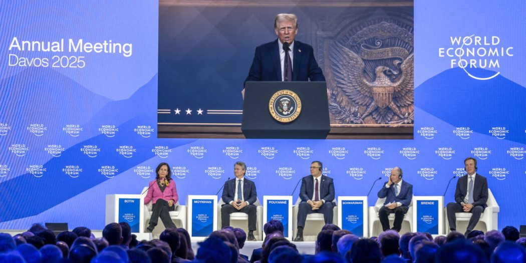 Donald Trump à Davos : « venez produire en Amérique » ou « vous devrez payer des droits de douanes