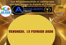 Huitième édition des ARCOM Mérite Awards : Célébrer l’excellence en Guinée et en Afrique