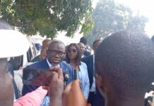 Conakry:Le Ministre Mouranah sur le terrain pour visiter les services de son département