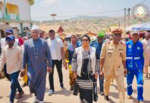 Contrôle des prix sur des denrées de première nécessité: La ministre Fatima Camara poursuit sa mission à l’intérieur du pays