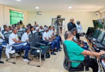 FEGUIFOOT : Début du cours pratique des arbitres à la technologie VAR au Centre Technique National “ Chérif Souleymane ” de Nongo
