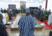 Palais Mohammed V : le Chef de l’État S.E Mamadi DOUMBOUYA préside une réunion exceptionnelle du Conseil Supérieur de Défense Nationale (CSDN)