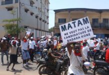Matam / Élections : Manifestation des jeunes contre la candidature de l’ancien PDS Badra Koné