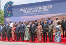 Gabon: Le Premier Ministre guinéen Amadou Oury BAH prend part à la cérémonie d’inauguration de la Cité de la Démocratie à Libreville