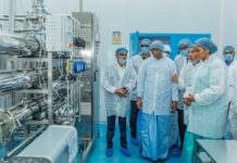 Guinée /Santé : le Premier Ministre inaugure le complexe pharmaceutique ODHAV Pharma à Gbéréyiré